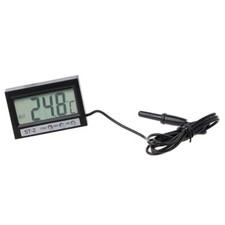 In Out LCD Dual-Way Digital Car Thermometer & Clock ST2