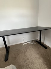 IKEA BEKANT Desk Black, 160x80cm, Sit/Stand, Computer Desk, Work Desk