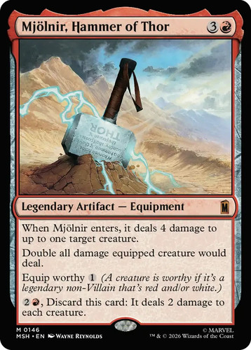 Mtg mjolnir hammer thor - hammer,