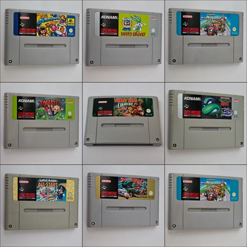 Super nintendo snes - /, games