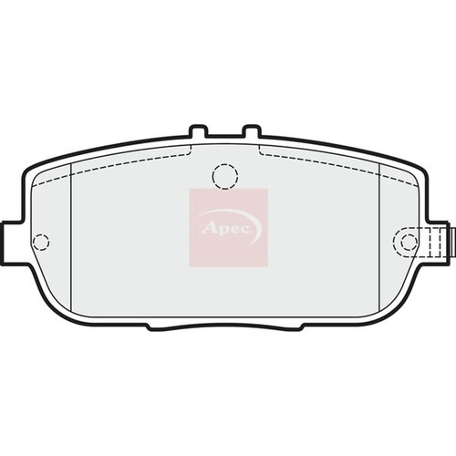 Apec rear brake - apec, fits