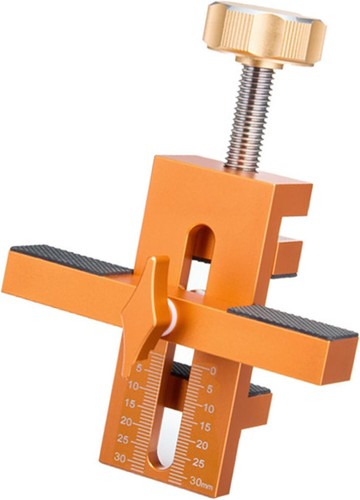 Cabinet door mounting jig - door,