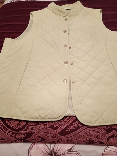 Ladies green gilet size - green,