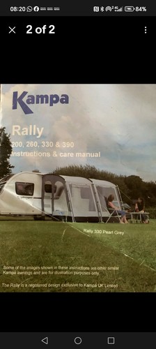 Kampa rally 260 porch - kampa, awning