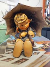 GOEBEL W. Germany HUMMEL 1957 GIRL with UMBRELLA 152/0B No Chips Cracks Crazing