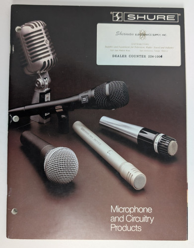 Vintage shure microphone - shure, and