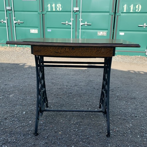 Table made from singer sewing - singer,