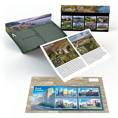 Castles stamps presentation - castles,