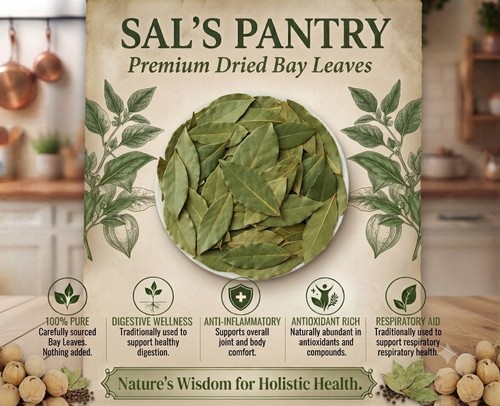 Dried bay leaves whole - bay,