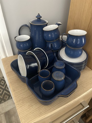 Vintage denby imperial blue - vintage, "imperial