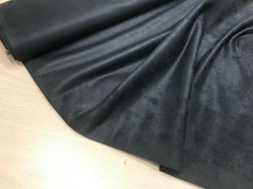 Black suede alcantara - black,