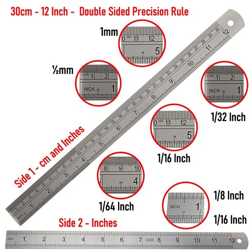 30cm inch precision etched - 30cm,