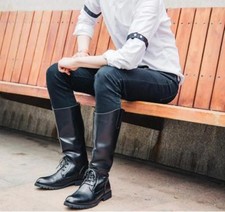 Men leather military - pu,