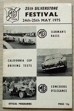 SILVERSTONE 24-25 May 1975 MG