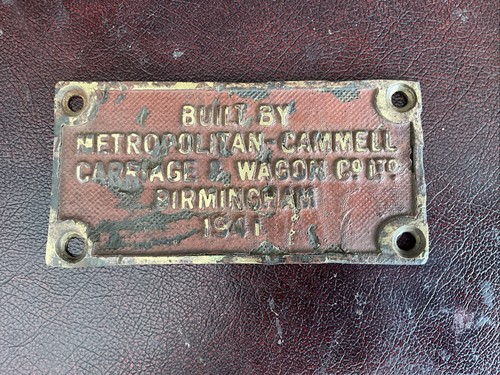 Antique brass waggon - brass,