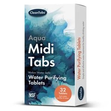 Clean Tabs Aqua Midi Tabs x 32