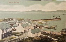 Antique Postcard Mallaig & Pier Morar Scotland c1905 Isle of Skye Ferry Port