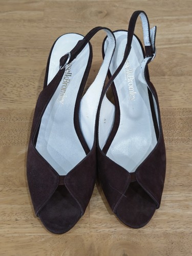 Russell bromley brown suede - brown,