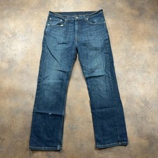 LEVI'S 752 Jeans Mens (36 Inch Waist) (29 Inch Leg) Regular Fit Blue