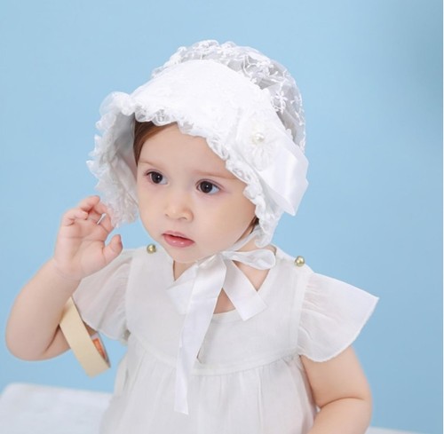 Baby girl white floral lace - baby,