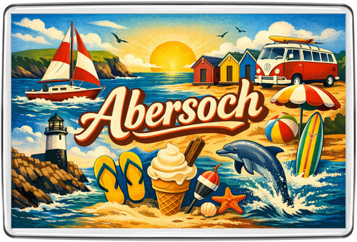 Abersoch wales beach dolphin - beach,