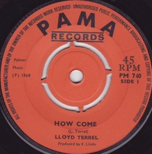 Lee 'Scratch' Perry 'How Come'/Mrs Miller 'Oh My Lover - Pama 45 vinyl - ex cond