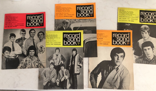 Vintage 60s record song book - 60s,
