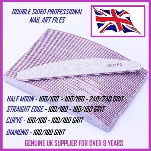 Nail files grit 100 - 100, 180
