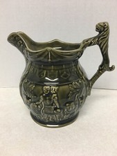Vintage Olive Green Ceramic