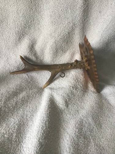 Deer antler wallmounted key - deer,