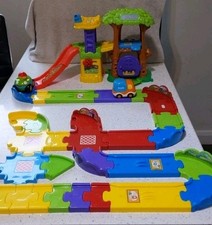 Vtech Toot Toot Drivers Deluxe  Track Set + Fier Truck  With Lights/Sounds...Box