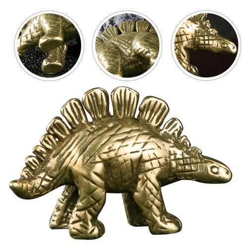 Vintage brass dinosaur - brass,