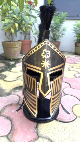Spartan warrior helmet - helmet, –