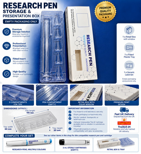 Empty research peptide pen - empty,