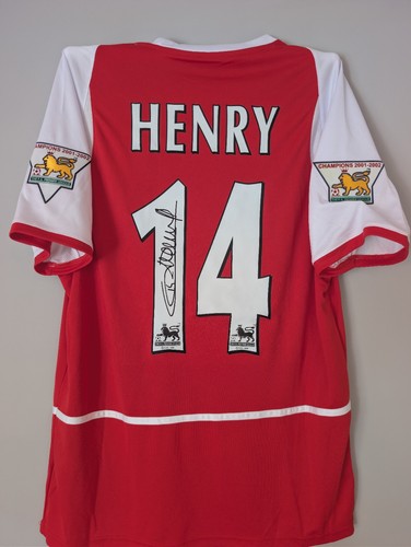 Thierry henry signed arsenal - thierry,