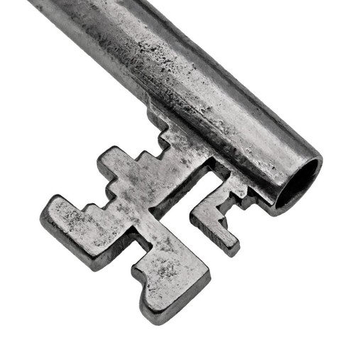 Cabinet key with warded flag - key,