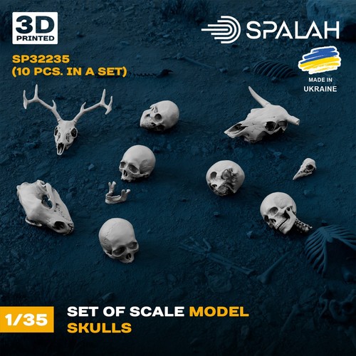 Model skulls collection 35 - skulls,