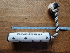 Soft canvas training dummy 28cm long plus rope handle 5.5cm diameter. Never used
