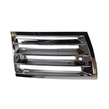 Horn Grille, Chrome Plastic, Right Porsche 911 912 90155943227P Top Quality