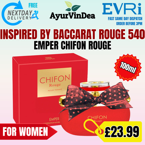 Emper chifon rouge eau - eau, de