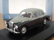 OXFORD MG MAGNETTE ZB VARITONE BIRCH & TWILIGHT GREY CAR MODEL MGZ008 1:43