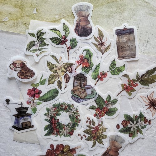 Retro vintage coffee plant - retro,