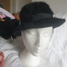 Vintage 80s 90s Black Kangol