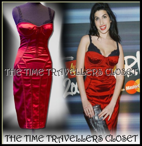 Rare karen millen red satin - karen,