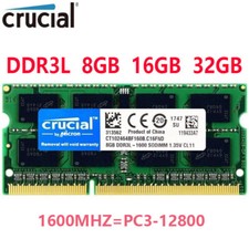 Crucial DDR3L 8GB 16GB 32GB