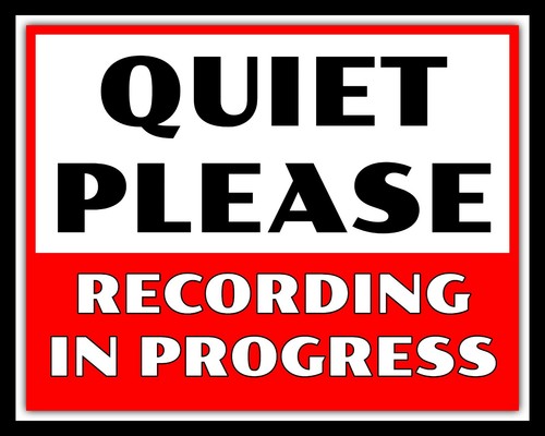 Quiet please recording - quiet, in