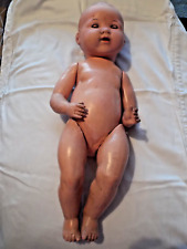 Vintage  Dolls head  AM GERMANY 351/6K   on Vintage  Wooden body     Code 19