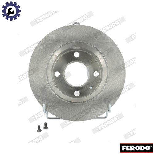 Brake disc ddf875 for skoda - 2x,