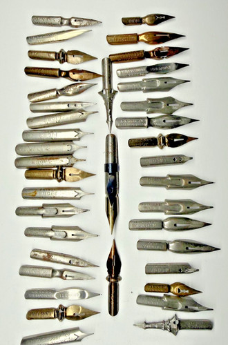 Vintage mixed calligraphy - mixed,