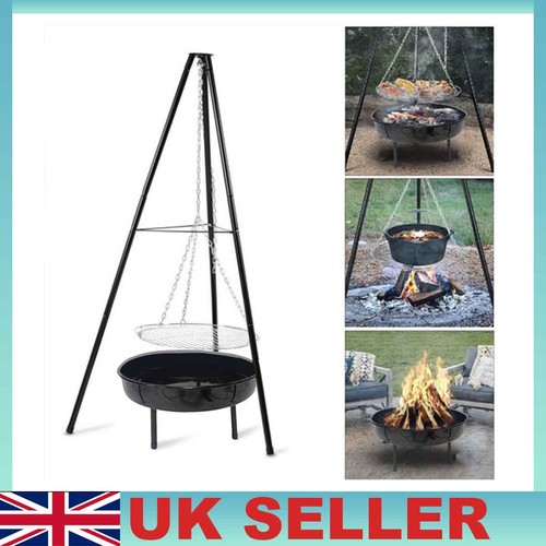 Tripod fire pit - bbq, bowl